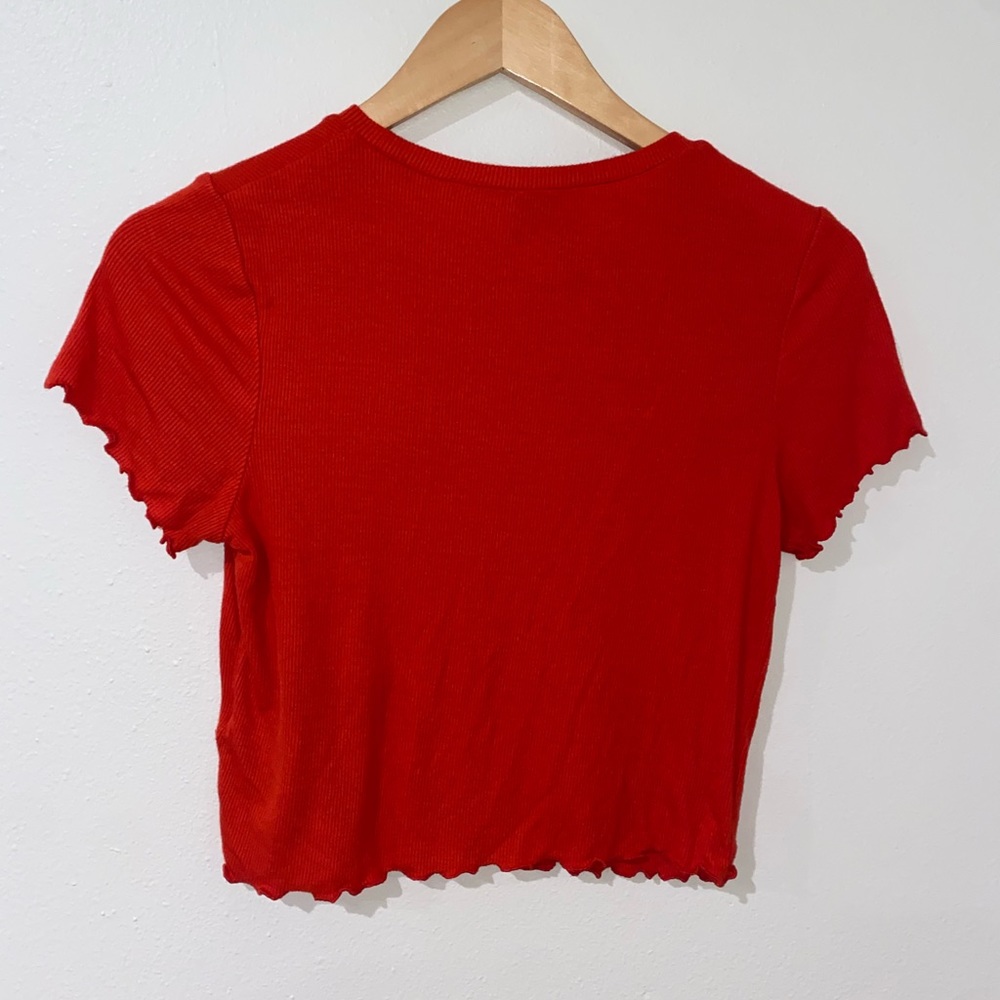 Red Crop Top - Picture 2 of 3